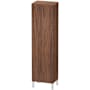 Duravit L-Cube 69-1/4" Engineered Wood Wall Mounted Linen Tower Dark Walnut