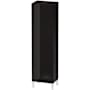 Duravit L-Cube 69-1/4" Engineered Wood Wall Mounted Linen Tower High Gloss Black