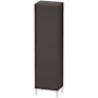 Duravit L-Cube 69-1/4" Engineered Wood Wall Mounted Linen Tower Graphite Super Matte