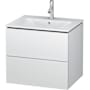 Duravit L-Cube 19" Single Wall Mounted Vanity Cabinet - Less Vanity Top White Matt
