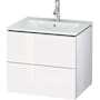 Duravit L-Cube 19" Single Wall Mounted Vanity Cabinet - Less Vanity Top White High Gloss (Decor)