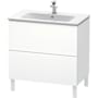 Duravit L-Cube 19" Single Wall Mounted Vanity Cabinet - Less Vanity Top White Matte