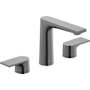Duravit Tulum by Starck 1.2 GPM Widespread Bathroom Faucet Brushed Nickel