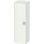 Duravit White Tulip 52" Engineered Wood Wall Mounted Linen Tower Satin Matte White