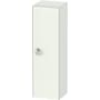 Duravit White Tulip 52" Engineered Wood Wall Mounted Linen Tower Satin Matte White