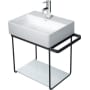 Duravit DuraSquare 20-1/4" Metal Wall Mounted Console - Frame Only Black Matt