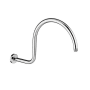 Bras De Douche Traditionnel DXV 16 Pouces – Finition Bronze Carbone, Crochet De Berger, Laiton