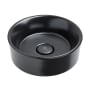 DXV Pop 15" Circular Fireclay Vessel Bathroom Sink Matte Black