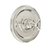 DXV Randall Pressure Balanced Valve Trim with Cross Handle - Less Rough In Platinum Nickel