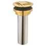DXV Belshire Grid Drain Satin Brass