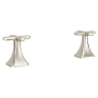 DXV Belshire Widespread Cross Handles Platinum Nickel