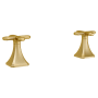 DXV Belshire Widespread Cross Handles Satin Brass