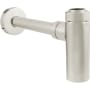 DXV DXV Modulus Round Brass Bottle P-Trap Platinum Nickel