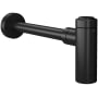 DXV DXV Modulus Round Brass Bottle P-Trap Matte Black
