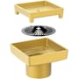 Ebbe America Rough-In 4 Inch Legacy Shower Drain Champagne Gold
