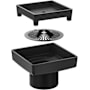 Ebbe America Rough-In 4 Inch Legacy Shower Drain Matte Black