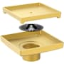 Ebbe America Rough-In 6 Inch Legacy Shower Drain Champagne Gold