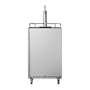 EdgeStar 24 Inch Wide Kegerator for Full Size Kegs with Electronic Control Panel Stainless Steel