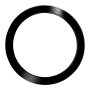 Eglo Trago 5" Magnetic Open Trim for Trago 5 Ceiling Fixtures Black Chrome