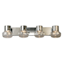 Eglo Belby 4 Light 31" Wide LED Vanity Light Chrome