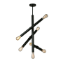 Eglo Drucker - 7 Light Pendant Black