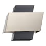 Eglo Timparossa 10" Tall Wall Sconce Black / Brushed Nickel