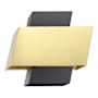 Eglo Timparossa 10" Tall Wall Sconce Black / Brushed Brass