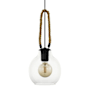 Eglo Roding 14" Wide Pendant Structured Black