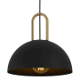 Structured Black / Brushed Brass