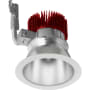 Elco The Laurel System 4-1/2" Integrated LED Reflector Recessed Trim - 2000 Lumens 1800 Kelvin Haze / White