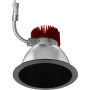 Elco The Laurel System 6" Integrated LED Reflector Recessed Trim - 3000 Lumens 4000 Kelvin Black