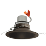Elco The Cedar System 6" Integrated LED Reflector Recessed Trim with Driver - 1250 Lumens 1800 Kelvin Bronze