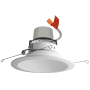 Elco The Cedar System 6" Integrated LED Reflector Recessed Trim with Driver - 1250 Lumens 1800 Kelvin White