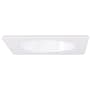 Elco 3" Die-Cast Adjustable Square Reflector Trim Chrome / White