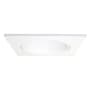 Elco 3" Die-Cast Adjustable Square Reflector Trim White