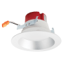 Elco 4" Integrated LED Reflector Recessed Trim - 1000 Lumens 5000 Kelvin Haze / White