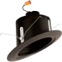 Elco The Slant System 5" Integrated LED Baffle Recessed Trim Bronze
