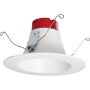Elco 5" Integrated LED Open Recessed Trim - 1000 Lumens 5000 Kelvin White