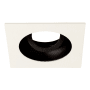 Elco The Koto System 3" Adjustable Square Reflector Trim Black / White