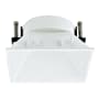 Elco The Koto System 4" Square Smooth Trimless Reflector Trim White