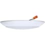 Elco Alva 8" Wide LED Flush Mount Bowl Ceiling Fixture - 13 W, 900 Lumens, 3000K White