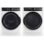 Electrolux 27 Inch Wide 4.5 Cu. Ft. Front Load Washer and 27 Inch Wide 8 Cu. Ft. Electric Dryer Laundry Pair with Pure Rinse Option and Predictive Dry White