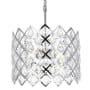 Elegant Lighting Lyla 3 Light 13" Wide Crystal Pendant with Clear Crystal Accents Chrome