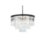Elegant Lighting Sydney 9 Light 26" Wide Crystal Chandelier with Clear Royal Cut Crystals Matte Black