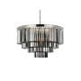 Elegant Lighting Sydney 17 Light 32" Wide Crystal Chandelier with Silver Shade Royal Cut Crystals Polished Nickel