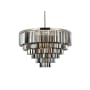Elegant Lighting Sydney 33 Light 44" Wide Crystal Chandelier with Silver Shade Royal Cut Crystals Polished Nickel