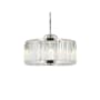 Elegant Lighting Chelsea 8 Light 28" Wide Crystal Drum Chandelier with Clear Royal Cut Crystals Polished Nickel