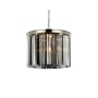 Elegant Lighting Sydney 6 Light 20" Wide Crystal Pendant with Silver Shade Royal Cut Crystals Polished Nickel