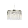 Elegant Lighting Sydney 8 Light 26" Wide Crystal Drum Chandelier with Clear Royal Cut Crystals Polished Nickel