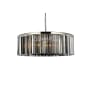 Elegant Lighting Sydney 10 Light 44" Wide Crystal Drum Chandelier with Silver Shade Royal Cut Crystals Polished Nickel